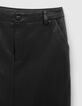 Pure Edition-Damenrock aus schwarzem Leder-5
