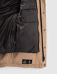 Parka 2-en-1 moka et blouson noir garçon-7