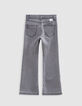 FLARE jeans grey Waterless for girl-5