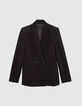 Zwarte blazer Milanotricot lurex Dames-6