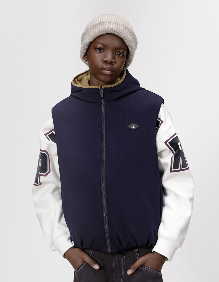 Parka 3-en-1 marine doudoune réversible garçon-2