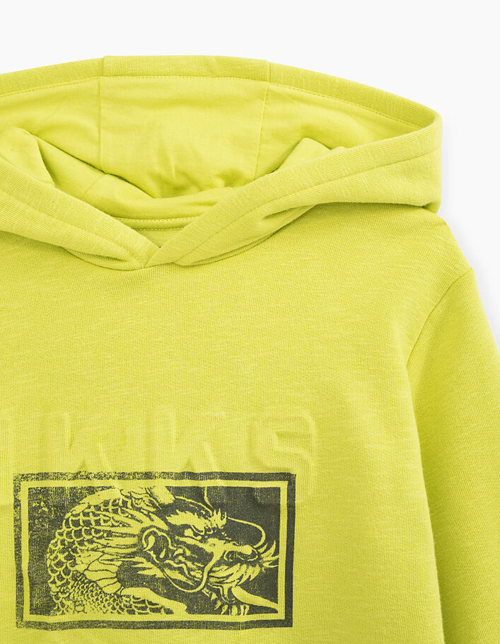Sweat Capuche Tie-dye Boys Lie 1-800 - Vert Fluo, Strass, Taille Unique Femme
