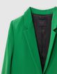 Veste de costume verte polyester recycl&eacute; Femme-5