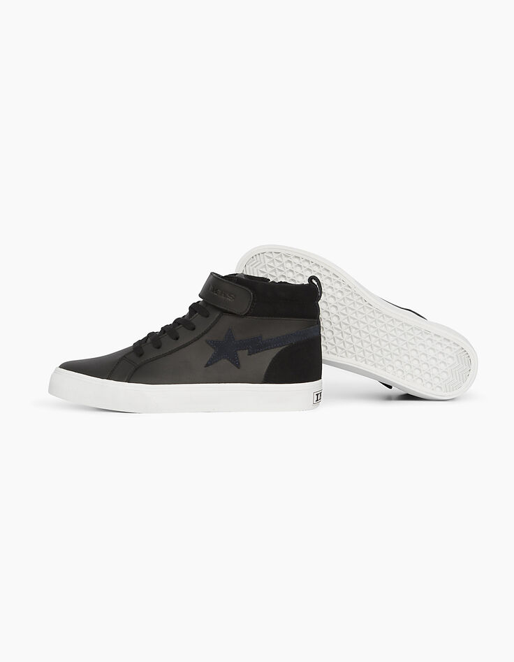 Schwarze Jungensneakers-3 Schwarze Jungensneakers-3