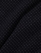 T-shirt noir jacquard motif pois garçon-6