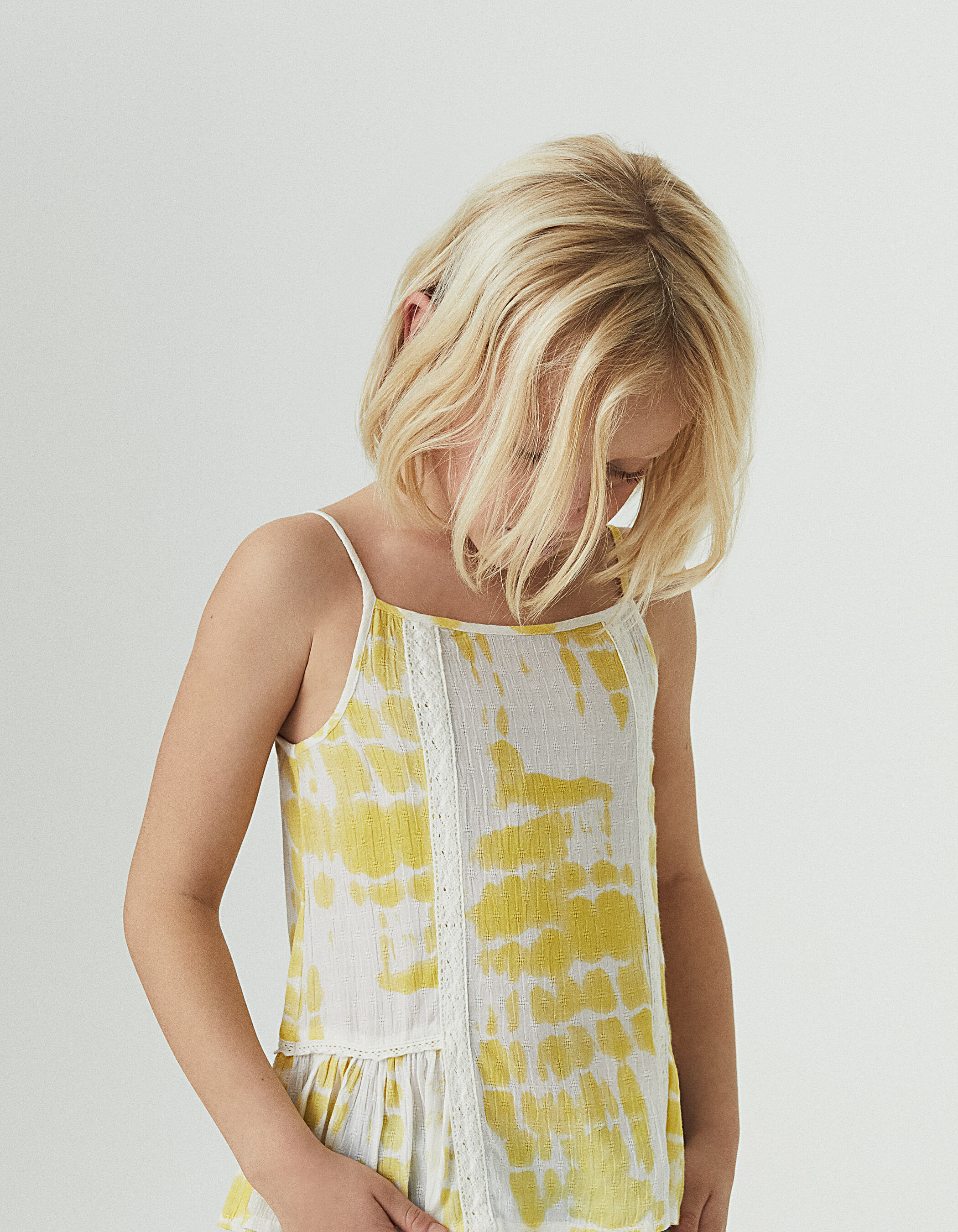 Girls top yellow top
