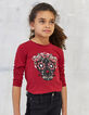Girls' red T-shirt-1