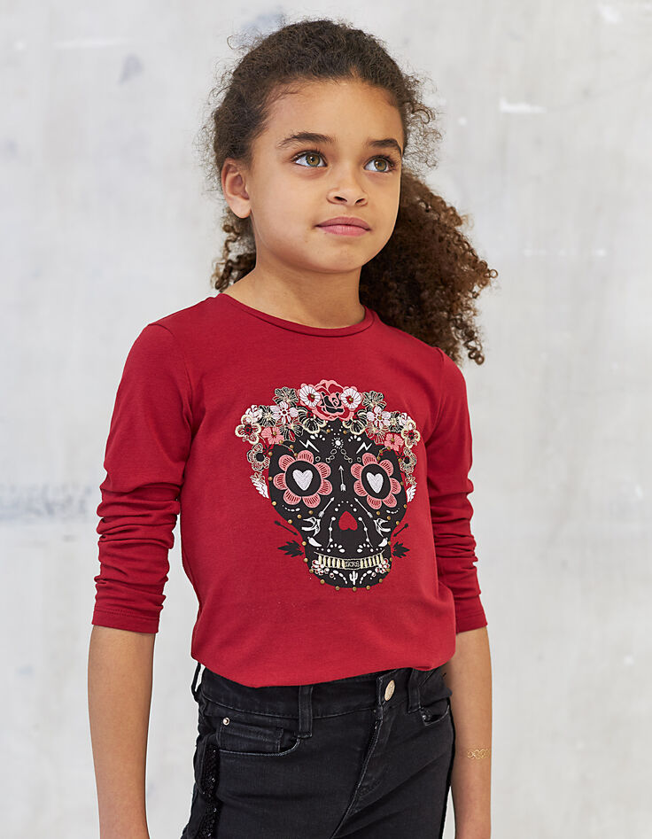 Girls' red T-shirt-1