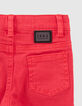 Baby boys’ faded red jeans-6