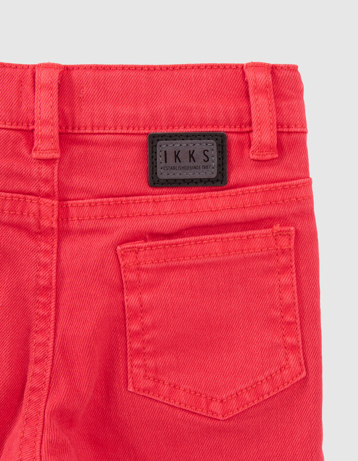 Baby boys’ faded red jeans-6