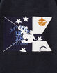 Polo navy nido de abeja bandera espalda bebé niño -6