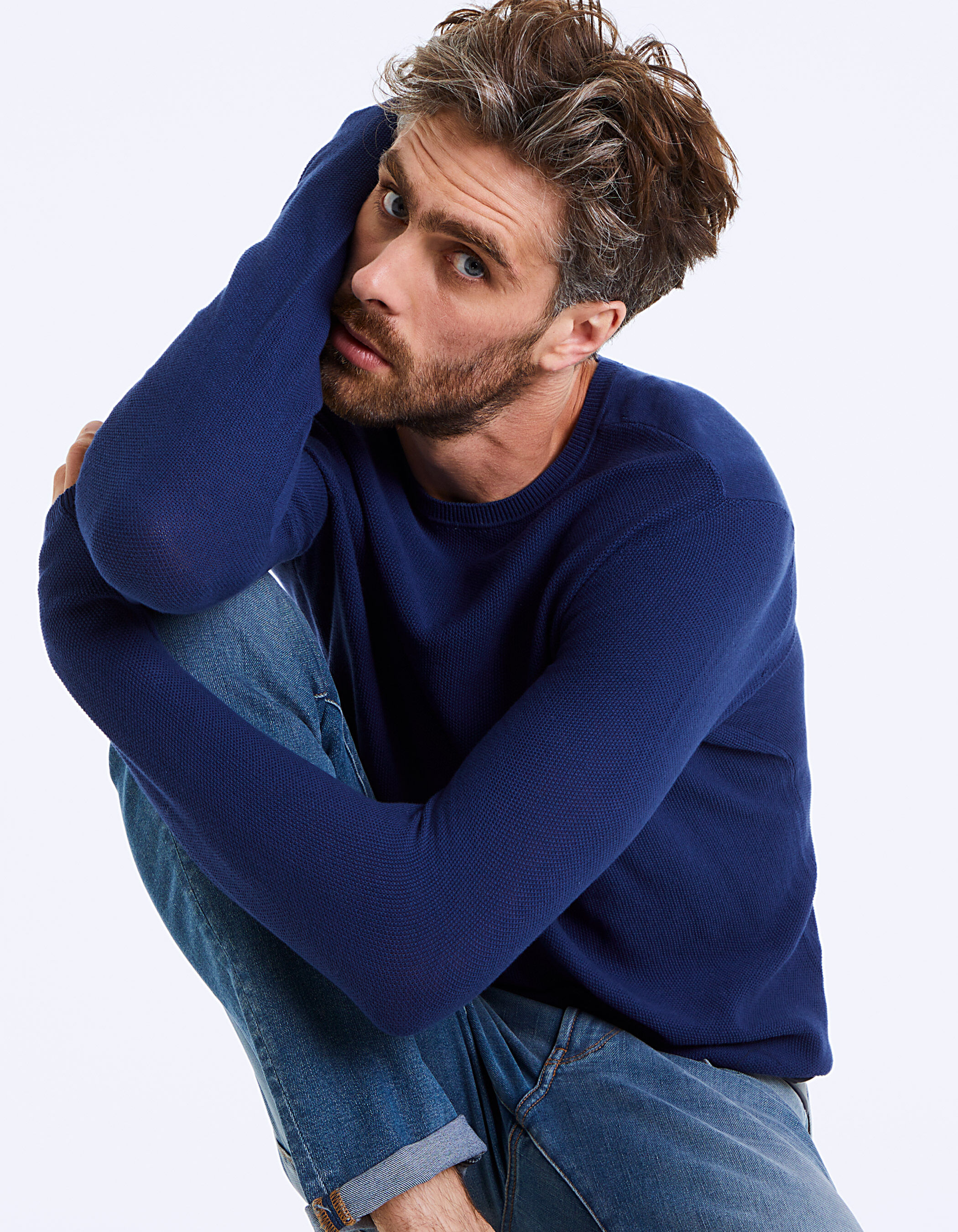 Indigo knitwear store