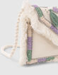 Sac &agrave; main &eacute;cru avec perles brod&eacute;es fille-7