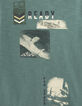 Boys’ stone green plane image organic cotton T-shirt -4