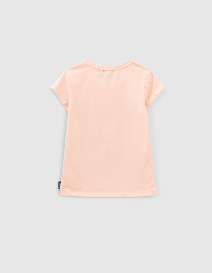 T-shirt DRAGON BALL rose visuel Bulma phosphorescent fille-3