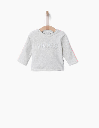 Baby girl grey sweatshirt - IKKS