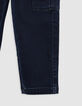 Jean JOGGER bleu forme loose garçon-5