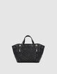 Sac cabas 1440 MEDIUM CROCO matelassé chevron femme-1