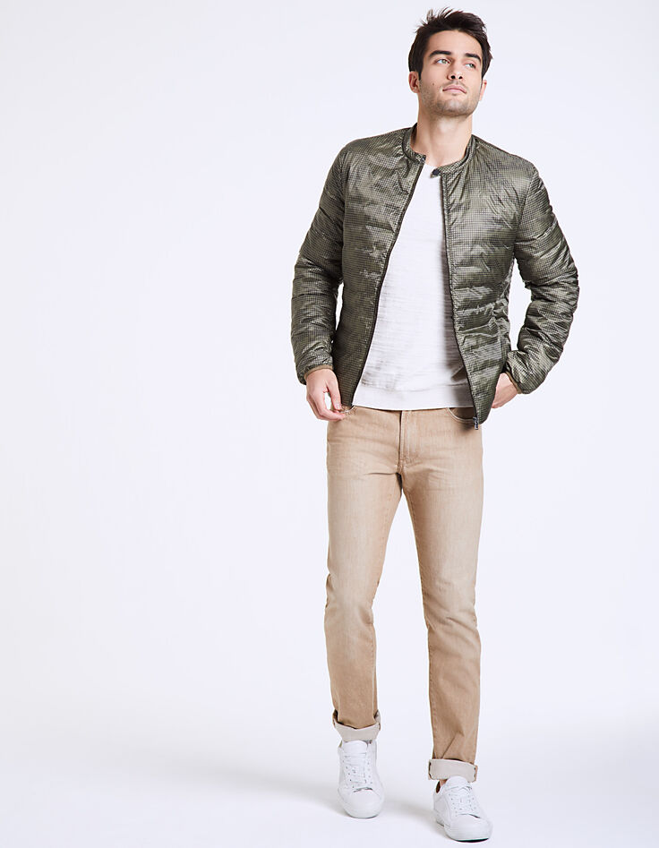Men's beige Salvation slim jeans-6