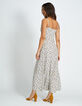 Robe longue blanc cassé floral multico I.Code-5