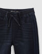 Boys&rsquo; raw JOGGER jeans with side bands-2
