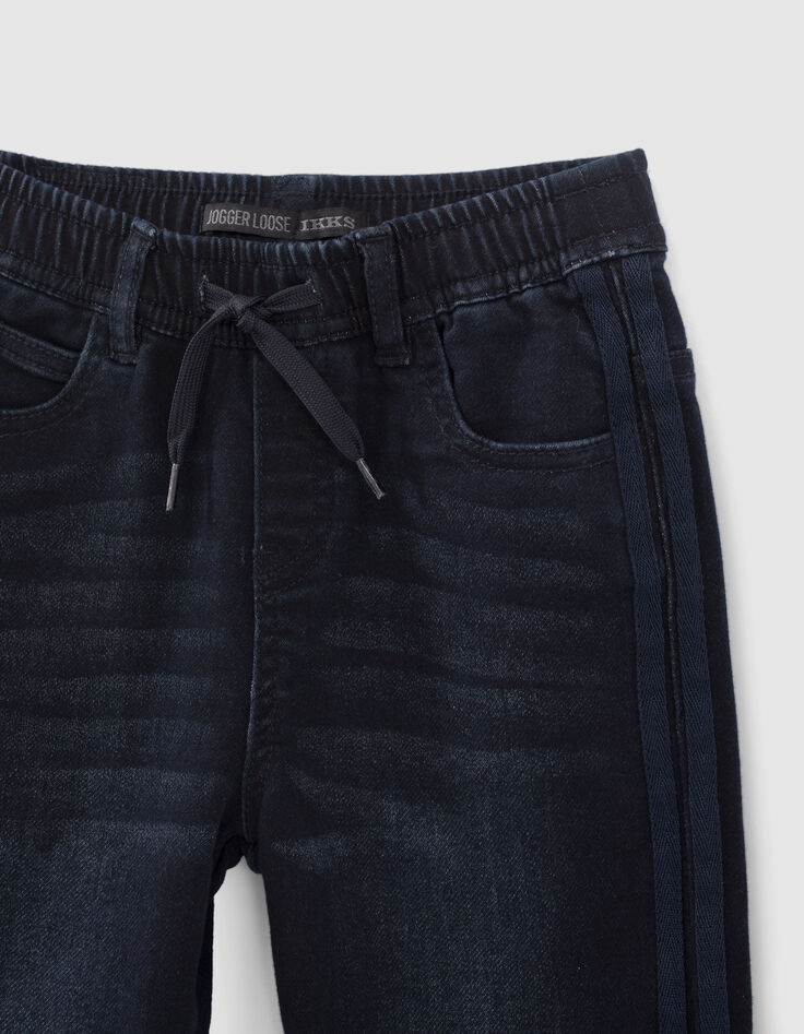 Boys&rsquo; raw JOGGER jeans with side bands-2
