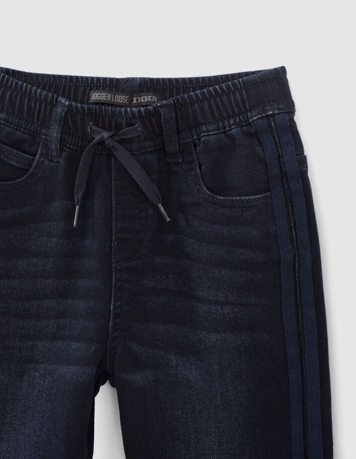 Unwashed JOGGER jeans met zijstroken jongens-3