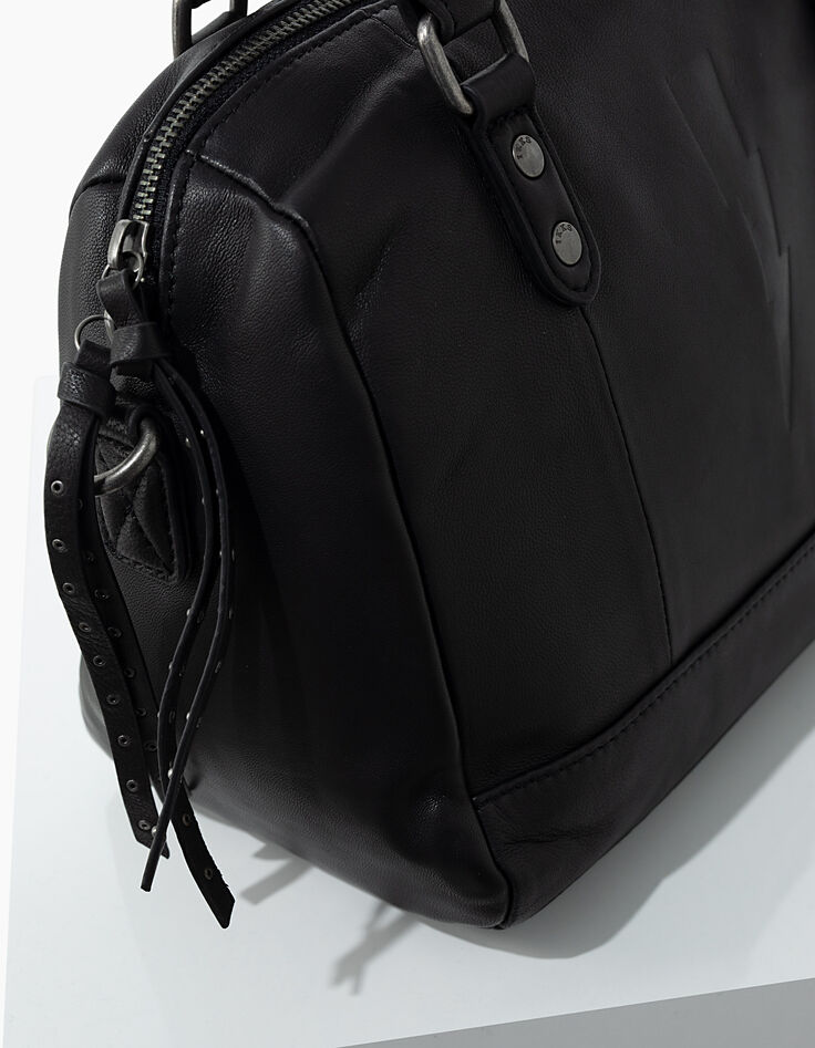 Sac bowling The Gamer en cuir éclairs clous bijoux femme-5