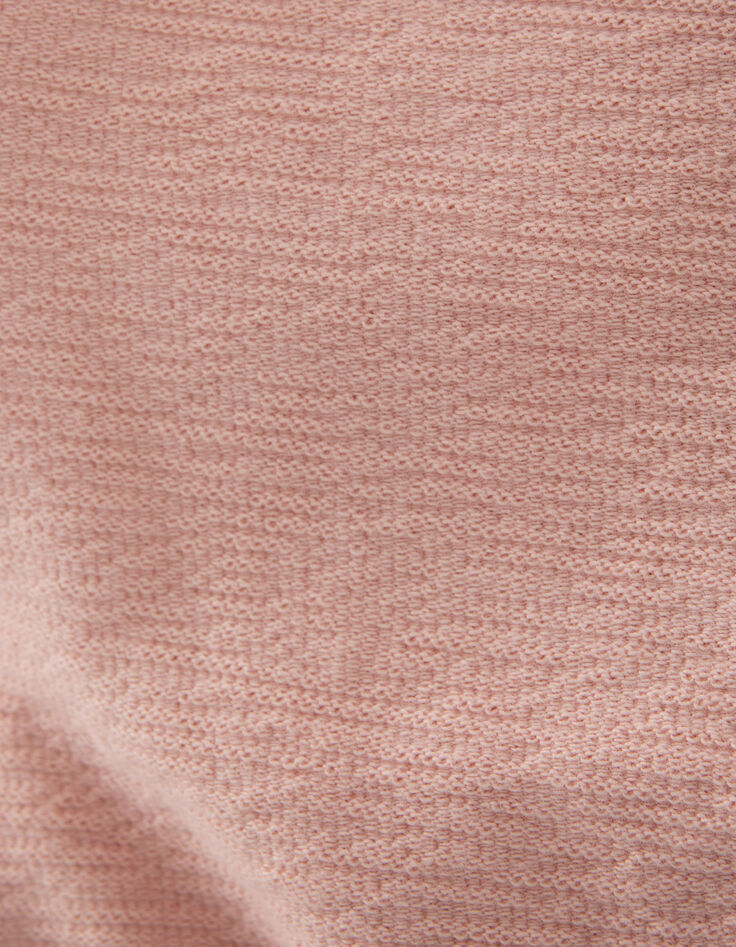Cardigan rose molleton fa&ccedil;on gaze b&eacute;b&eacute; fille-6