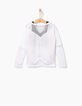 Tee-shirt blanc + brassières IKKS SPORT LAB fille-5