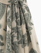 Petrolblauer Herrenschal mit Paisley-Jacquard-3