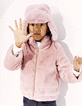 Girls' pink Shapska hat-1
