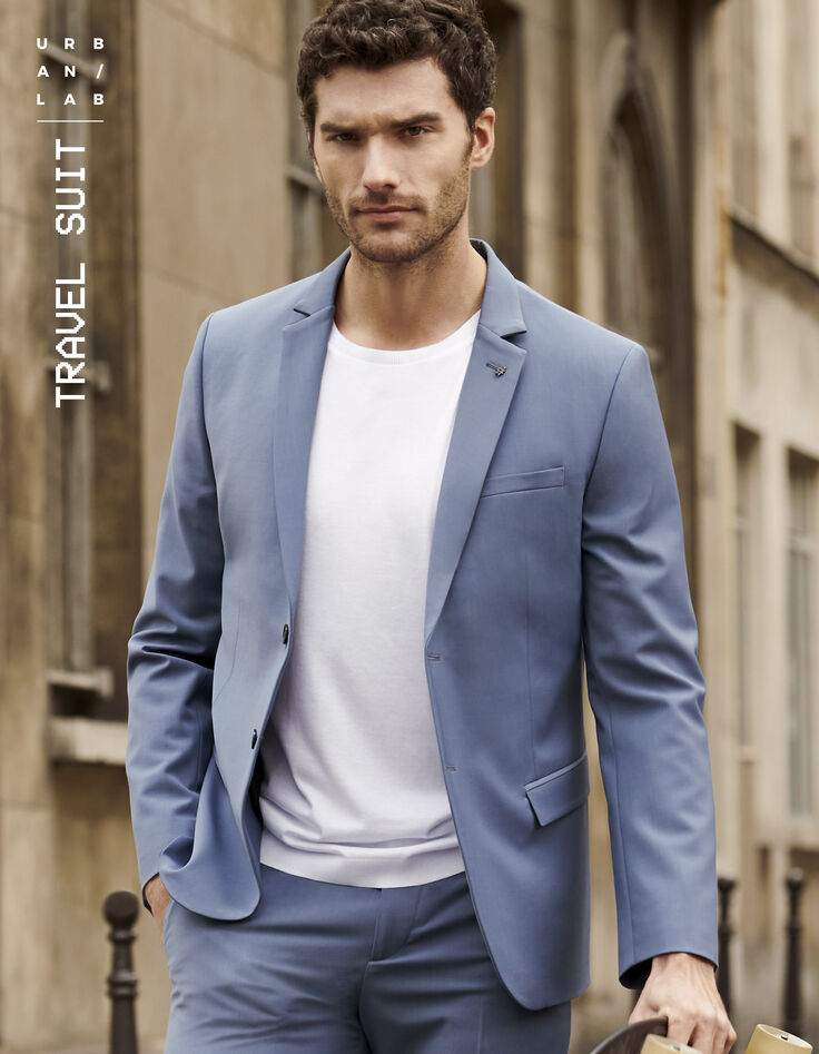 Men’s stone suit jacket-1