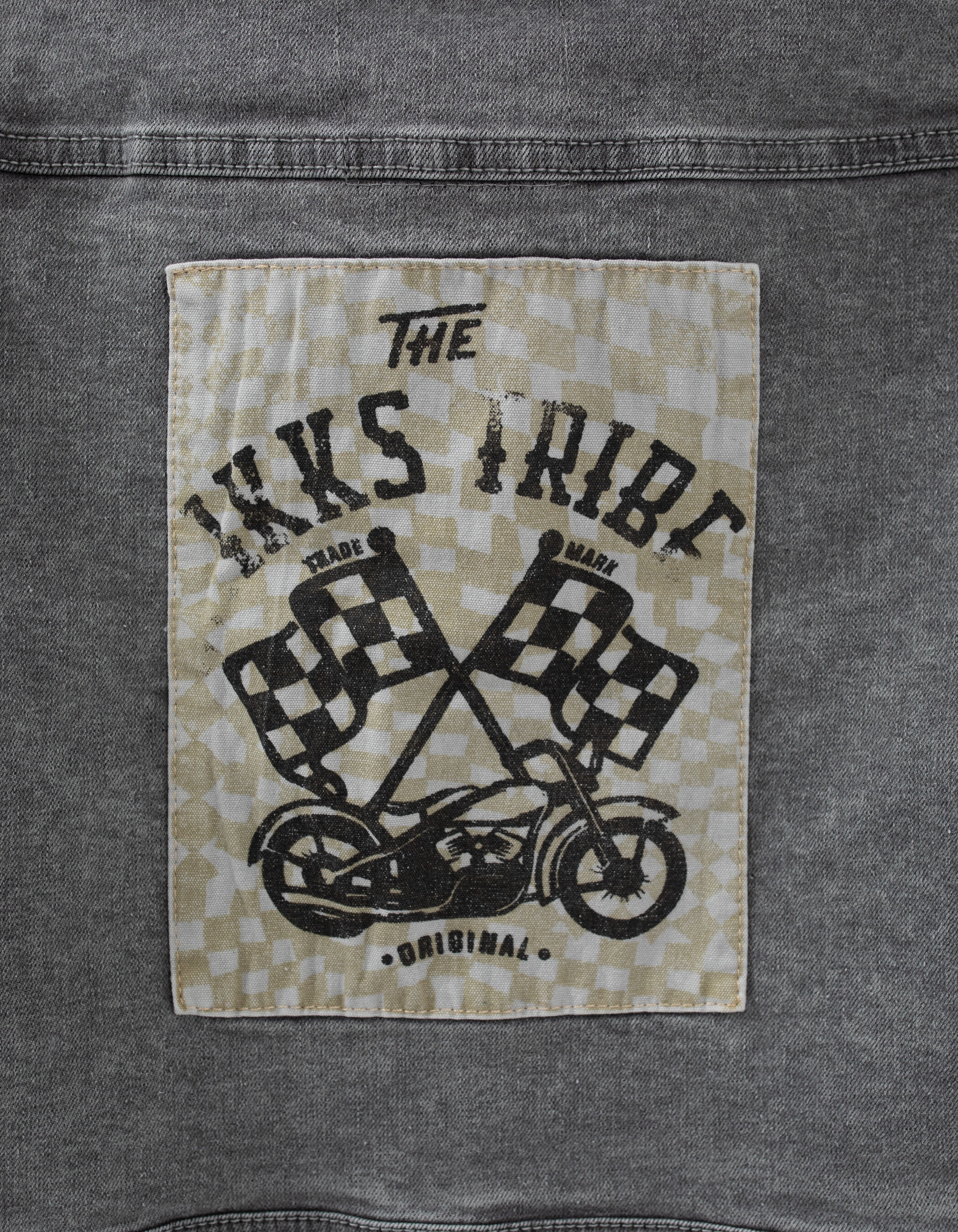 Veste en jean gris a capuche amovible garcon IKKS