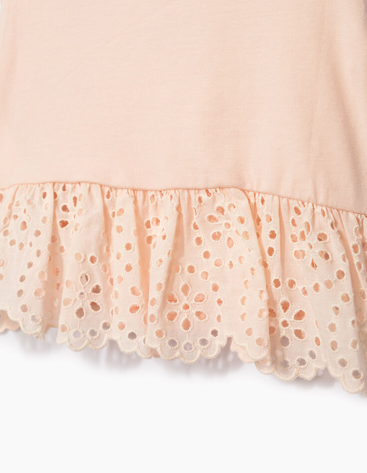 Camiseta rosa empolvado cupcakes bebé niña-4