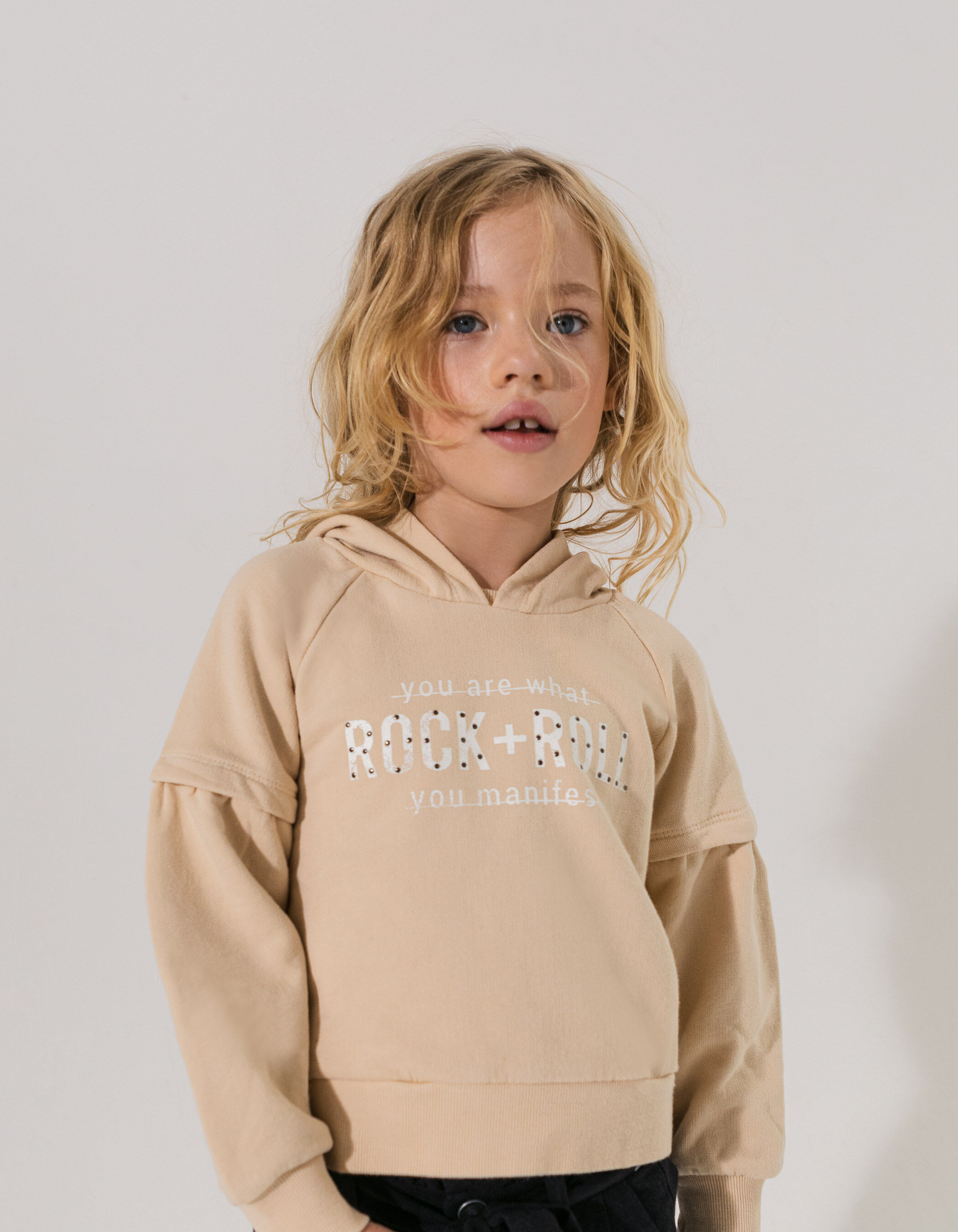 Baby girl sales slogan hoodie