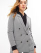Veste de costume noire jacquard fantaisie I.Code-2