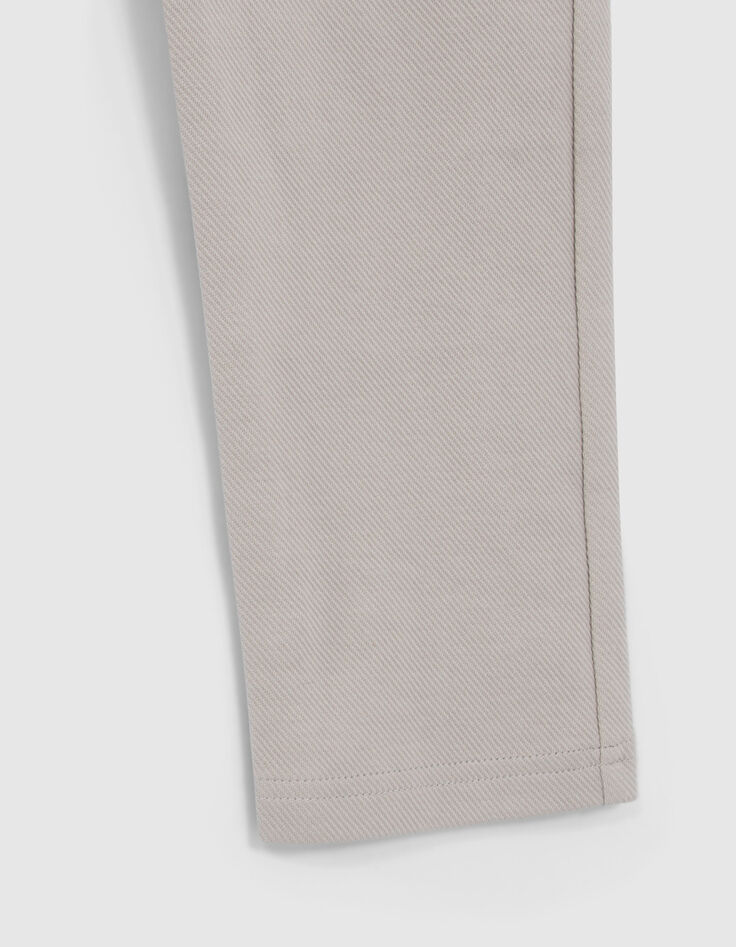 Graue CARGO-Jungenhose aus gestreiftem Stoff-4