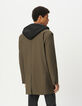 Parka beige pieza negra extraíble Easy Care hombre-3