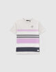 Boys’ grey striped T-shirt-1