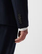 Veste de costume LARGE marine maille Milano Homme-6