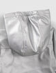 Baby girls’ silver rubber parka-4