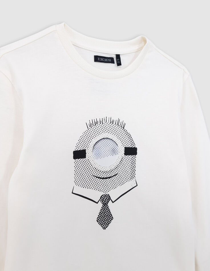 Unbleached organic cotton T-shirt Carl MINIONS boy-2 Unbleached organic cotton T-shirt Carl MINIONS boy-2