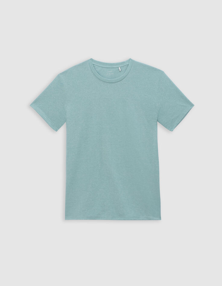 Men’s celadon hemp blend DRY FAST T-shirt-6