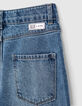 Jean balloon medium blue bio fille-5