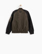 Bomber brons zwarte mouwen jongens-4