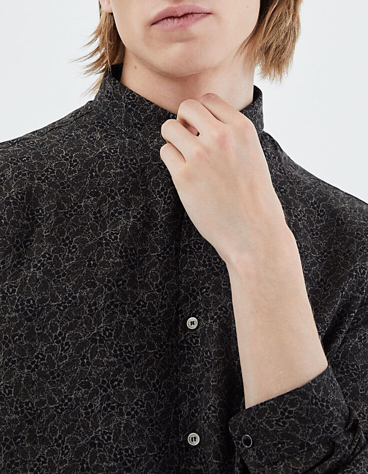 Camisa REGULAR caqui estampado camuhojas Hombre -4 Camisa REGULAR caqui estampado camuhojas Hombre -4
