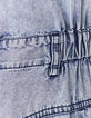 Robe chemise en tencel bleu traitement acid wash femme-5