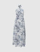 Robe écrue LENZING™ ECOVERO™ imprimé tatoo Femme-2