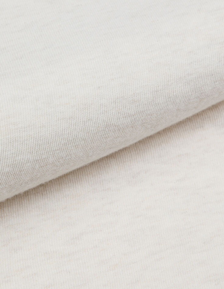 Heren-T-shirt met witte tuniekkraag-7